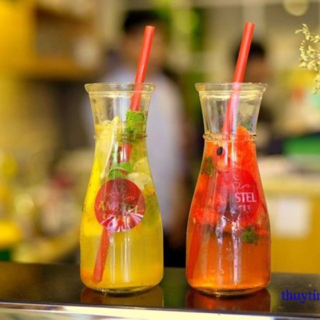 Ly thủy tinh sinh tố 350ml Chai thủy tinh Lọ cắm hoa