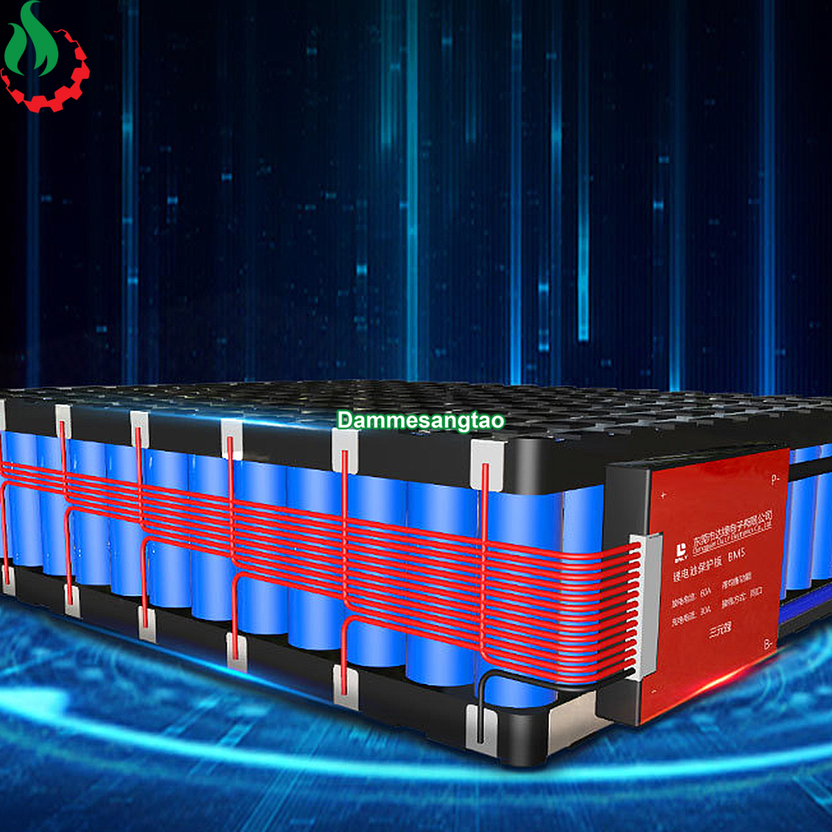 Mạch 14S 48V (58.8V) Daly bảo vệ pin Li-ion 3.7V xe điện