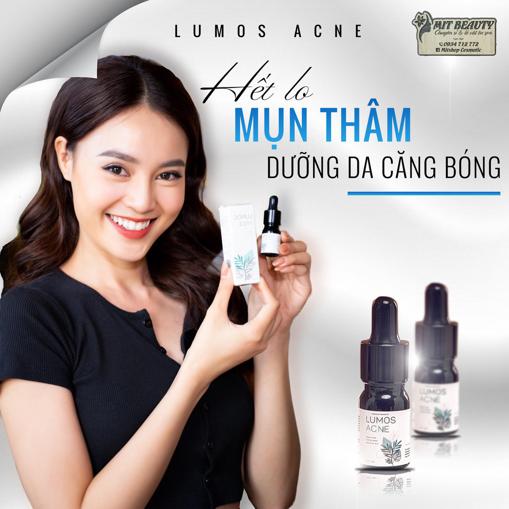 [HCM]Serum sạch mụn thâm LUMOS ACNE có tem công ty mẫu mới