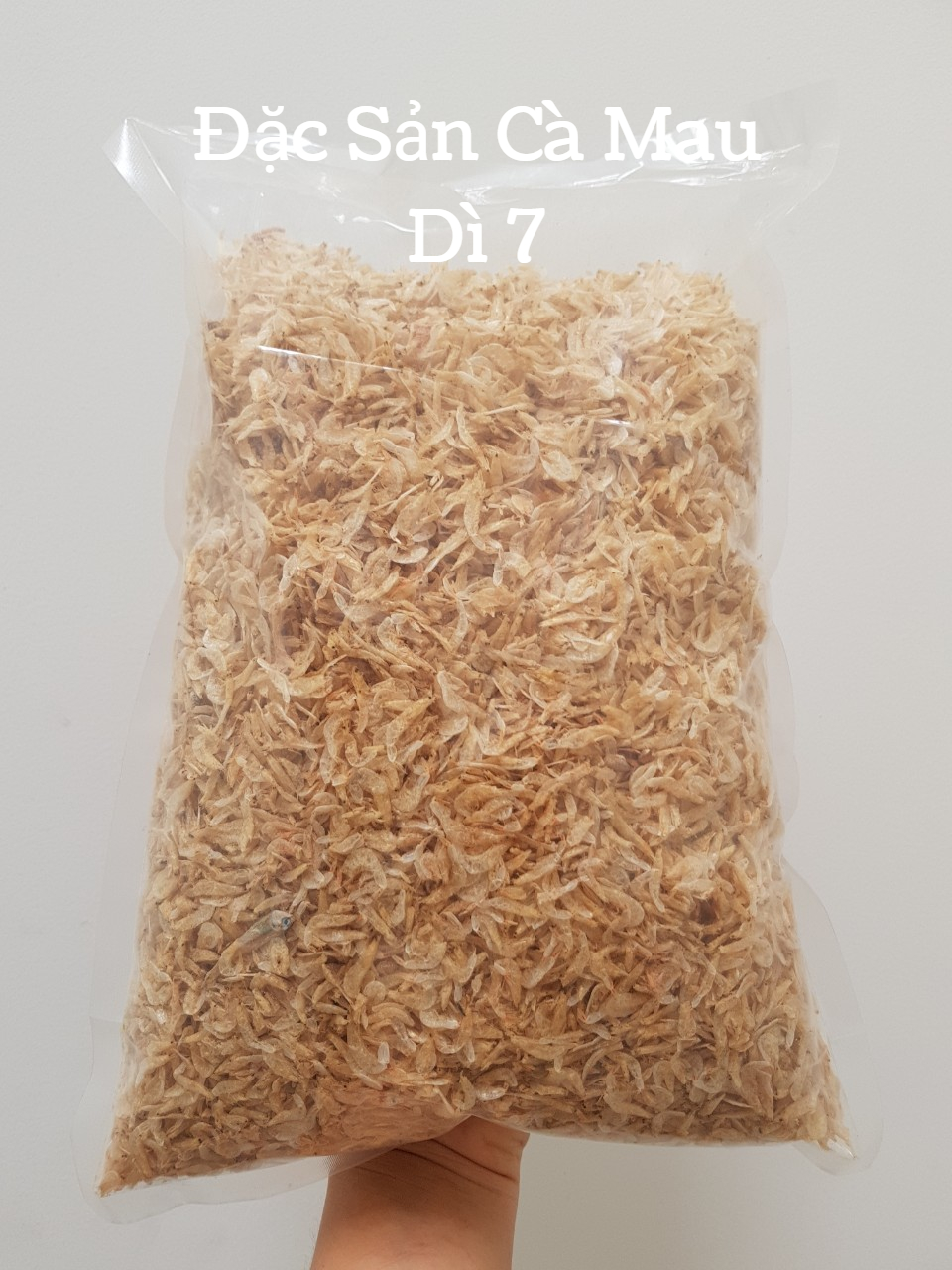 [1KG] Ruốc khô (Tép khô) Cà Mau trắng sạch đẹp nhà tự phơi