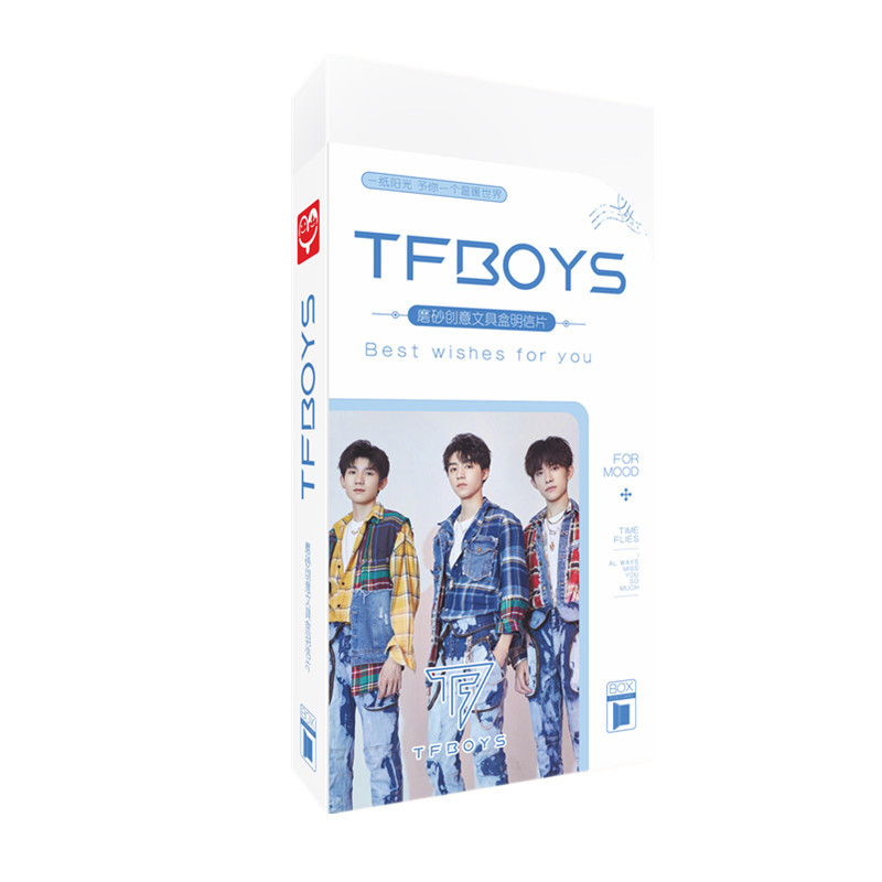 Hộp bưu thiếp Tfboys mới