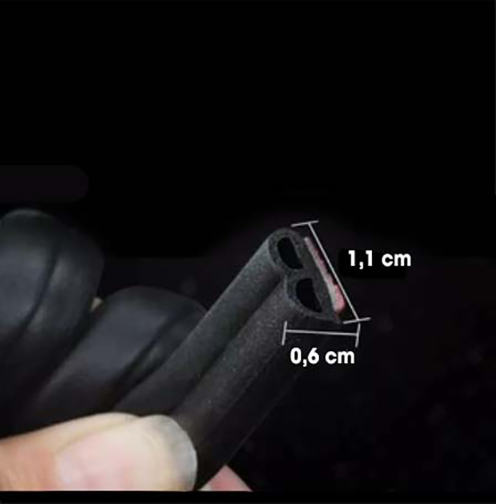 Khuyến mại combo 10 mét gioăng cao su chống ồn cách âm chống bụi cho nắp capo, cánh cửa, cốp xe ô tô các loại hàng cao cấp