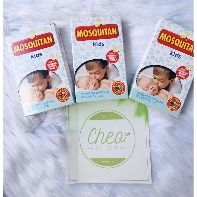Miếng dán chống muỗi Mosquitan (hộp 24 miếng)