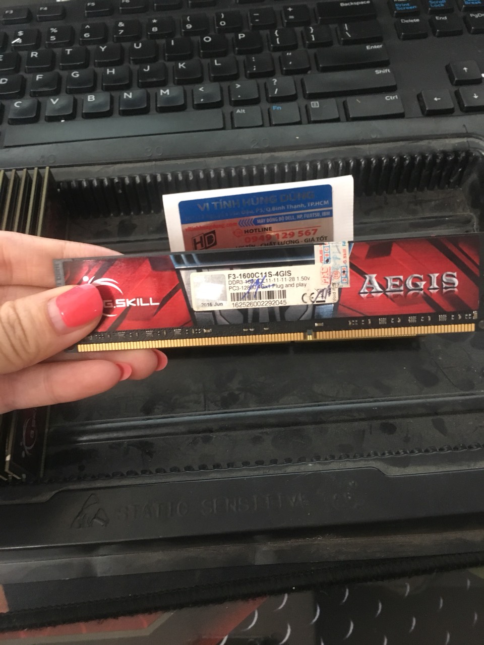 ram ddr3 4G gkill aegis bus 1600