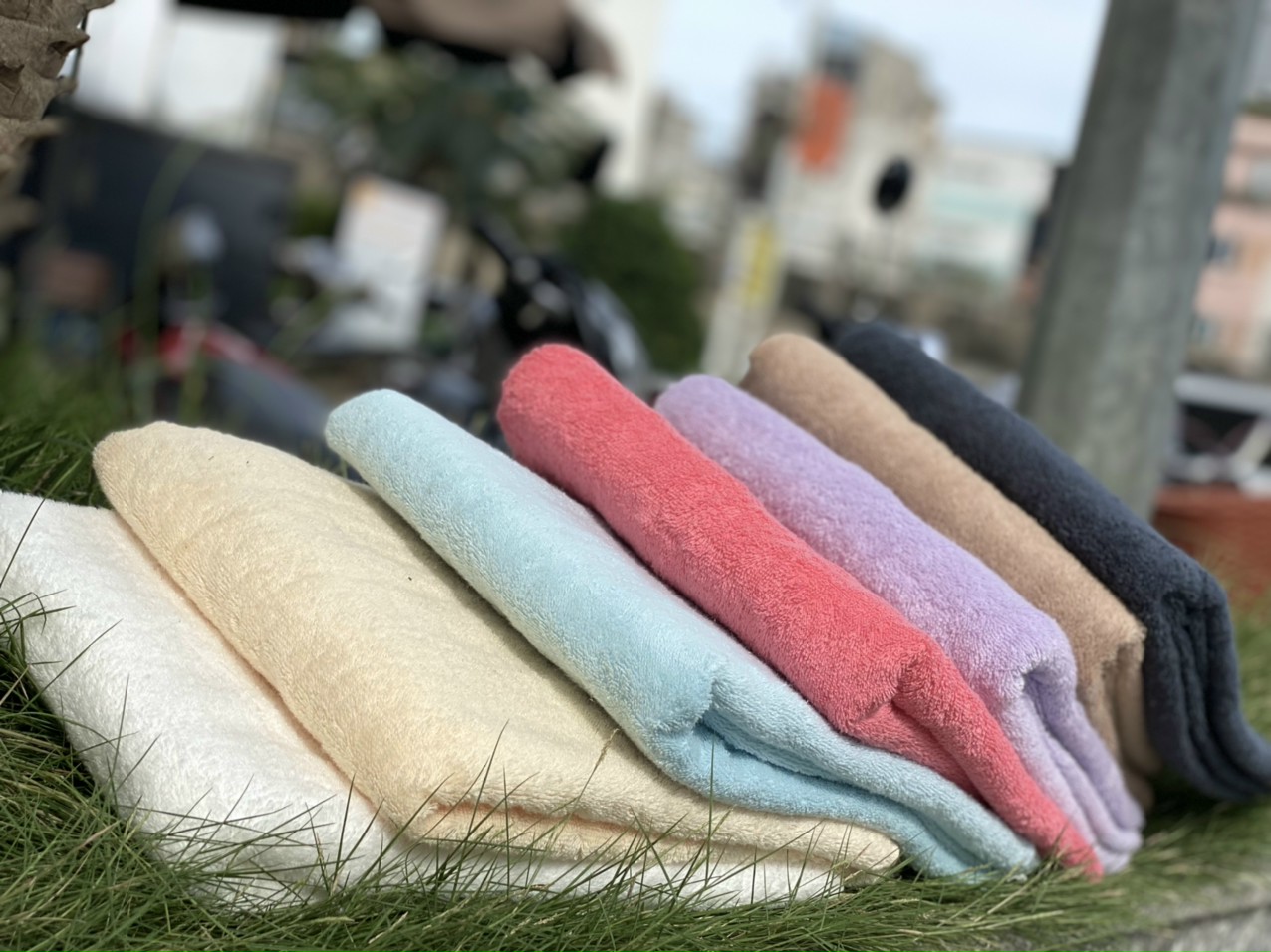 Khăn tắm Cotton Xuất Châu Âu 40x80, loại đẹp dày, hàng xuất khẩu dư, sợi xịn, bền đẹp thấm hút tốt