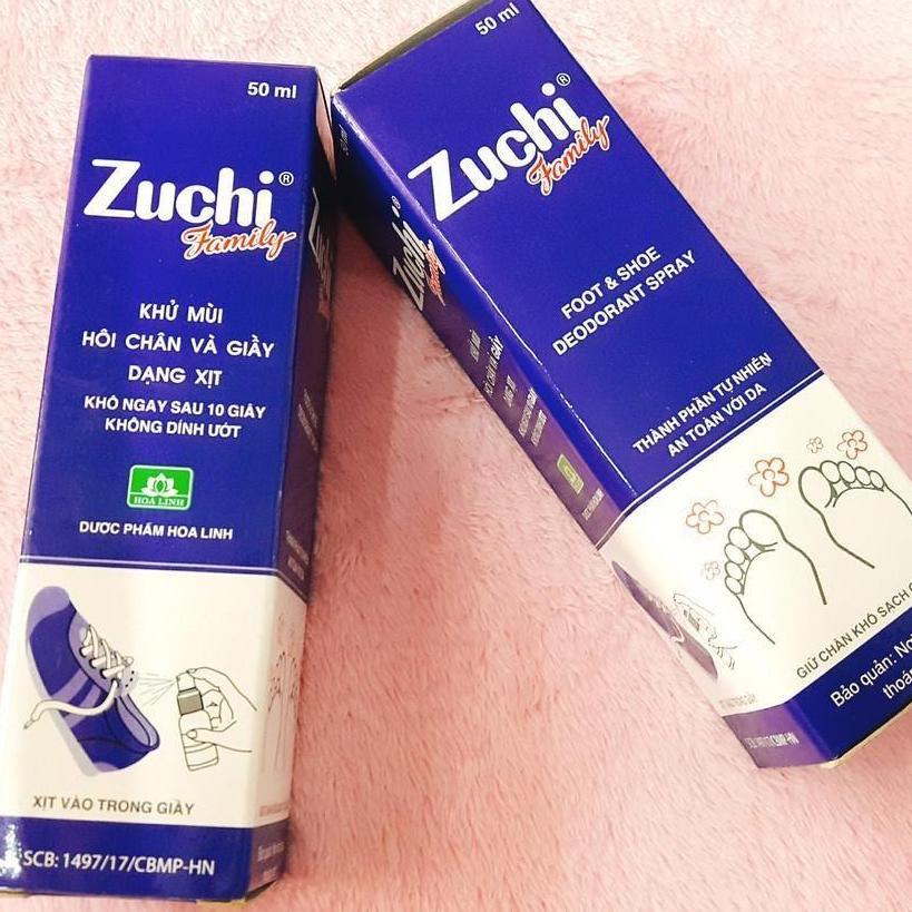 Combo 2 Chai Xịt Khử Mùi Giầy Zuchi