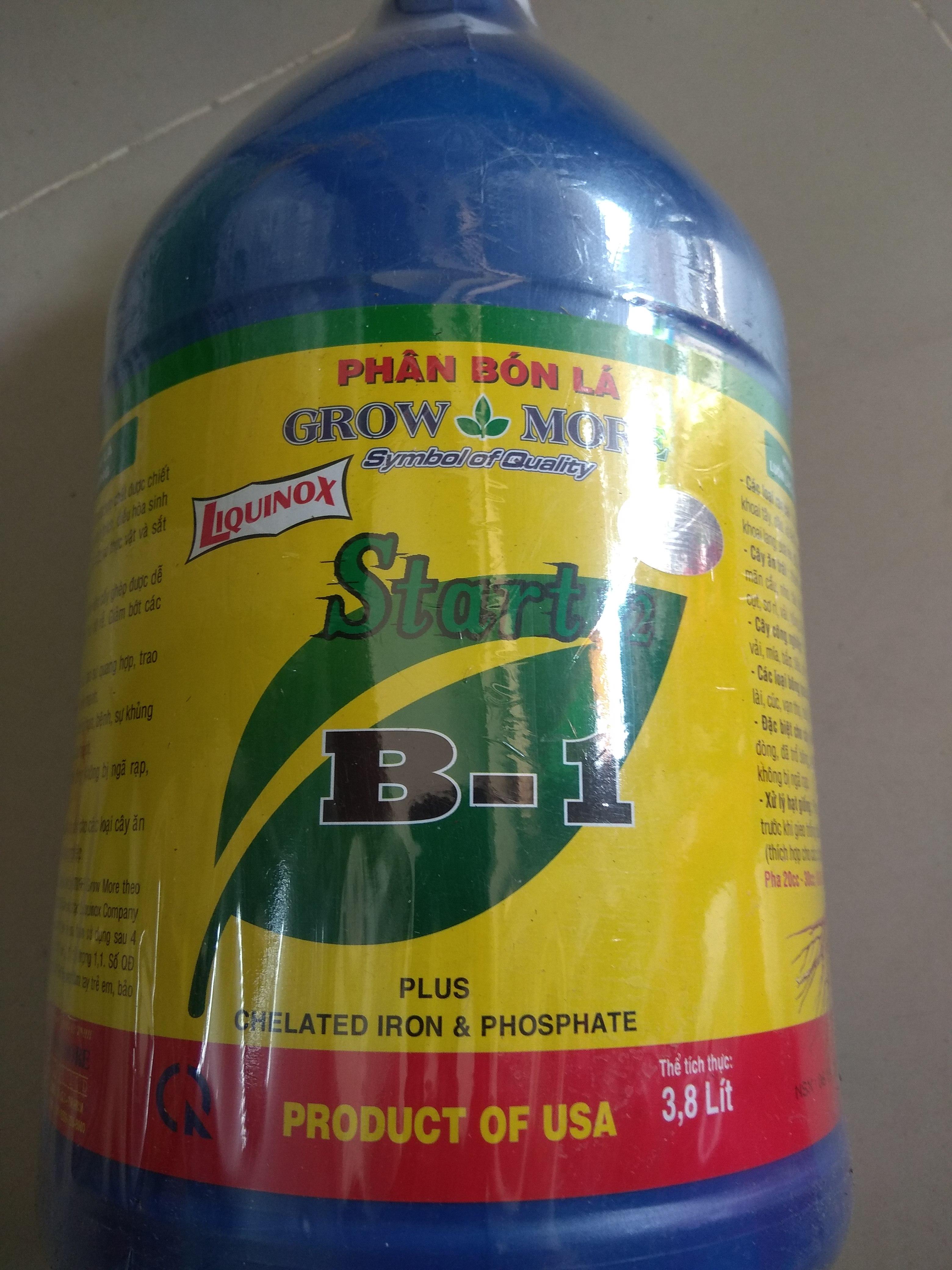 Phân bón lá b1 grow more - 3.8 lít