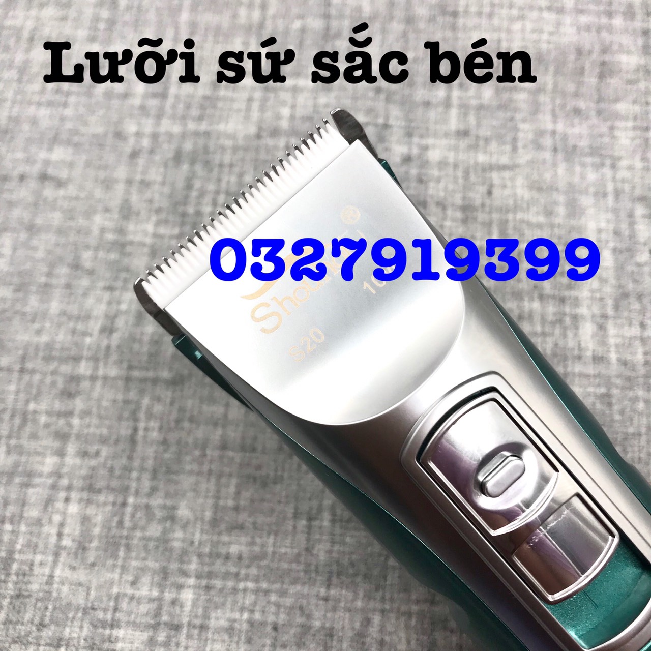 Tông đơ cắt tóc cao cấp S20 công suất 10W - tăng tốc
