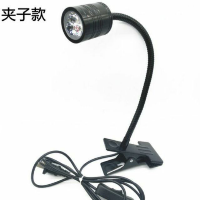 Led rọi kẹp 5W -3 chế độ màu (dùng cho  layout biotop)