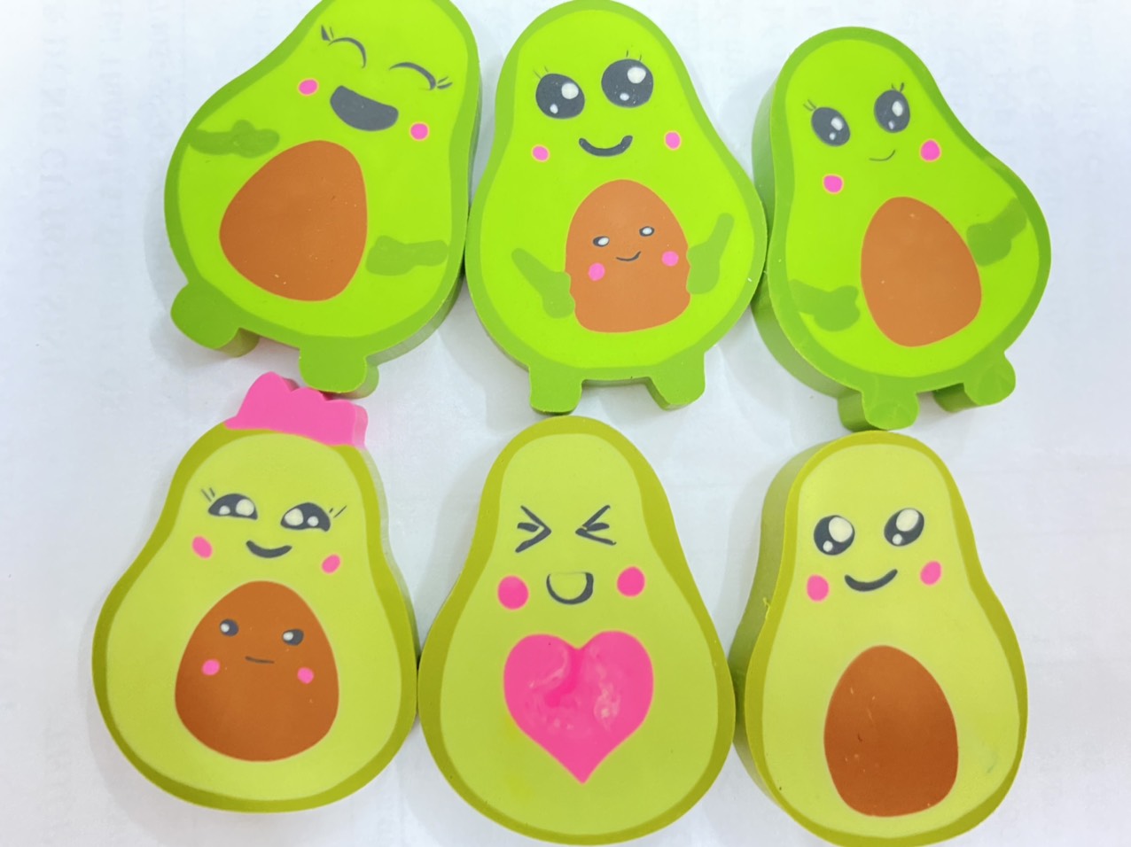 3 cục Gôm trái bơ cảm xúc to, dày