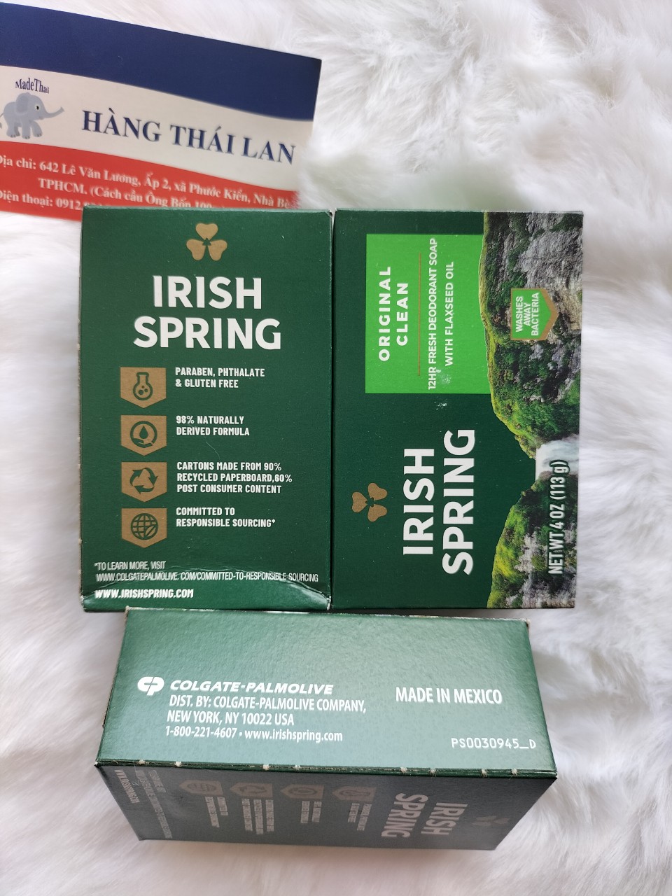 [HCM]Combo 2 cục Xà bông Irish Spring Original 113g USA-Xà phòng IRIS