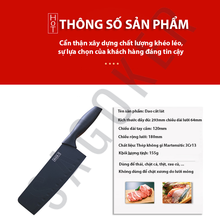 Bộ dao làm bếp 5 món BUCK-I