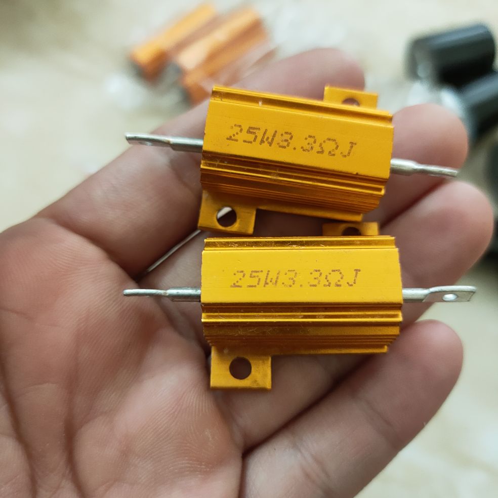 2 điện trở nhôm 3.3om 25w