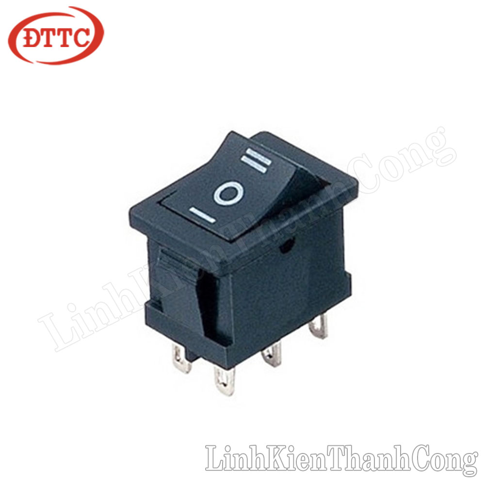 Công Tắc Bập Bênh 3 Chế Độ KCD1-203 6A 250V 21x15mm