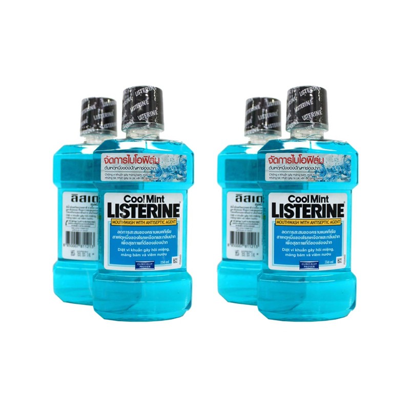 [HCM]Nước súc miệng Listerine 750ml+750ml Thái Lan