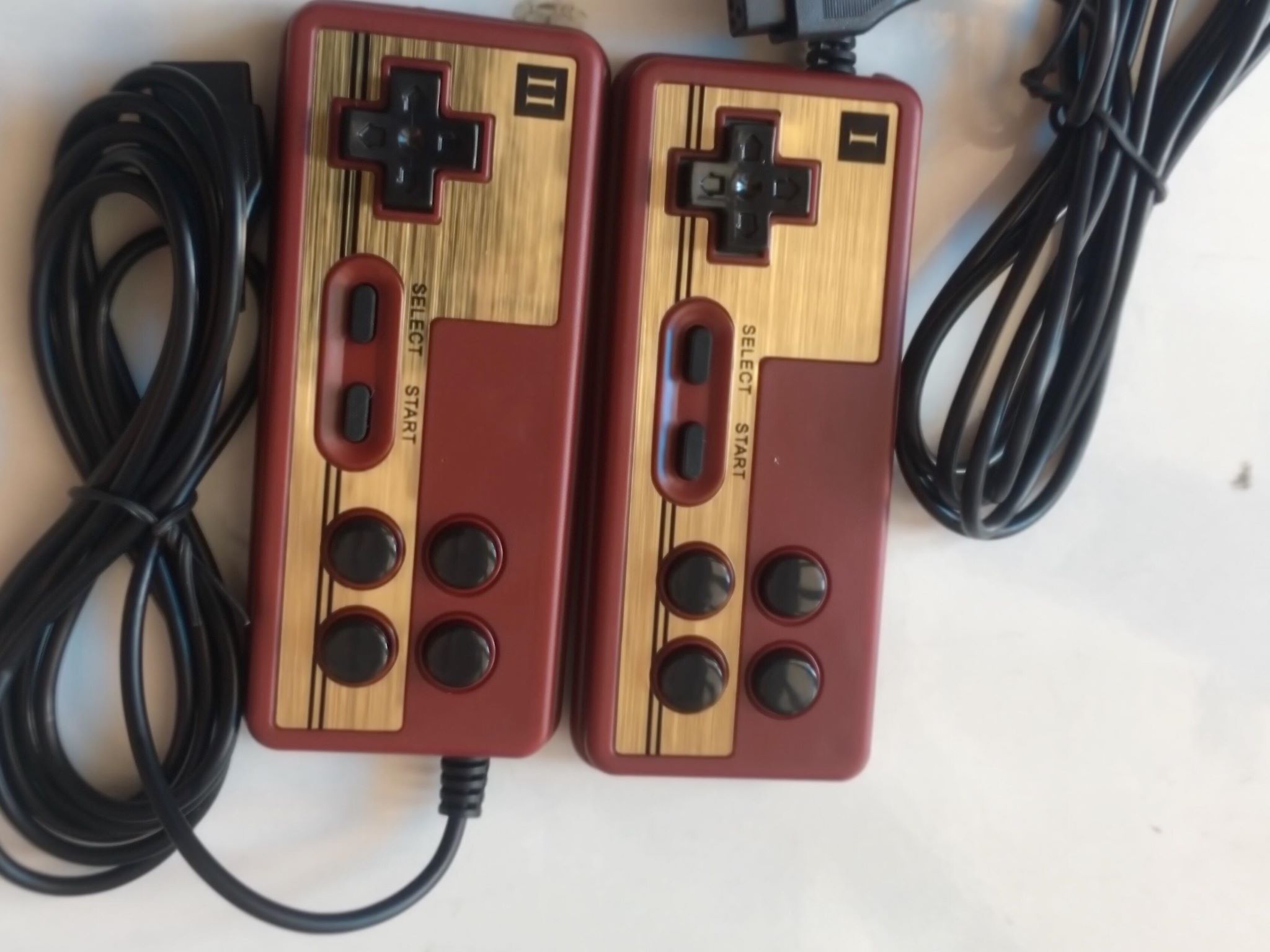 Bộ 2 Tay Cầm Chơi Game Điện Tử 4 Nút 9 Lỗ