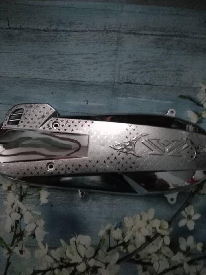 Combo 2 Món mạ crom Ốp Đuôi Đèn + Ốp Lóc Máy Xe SH Mode (2014-2019)