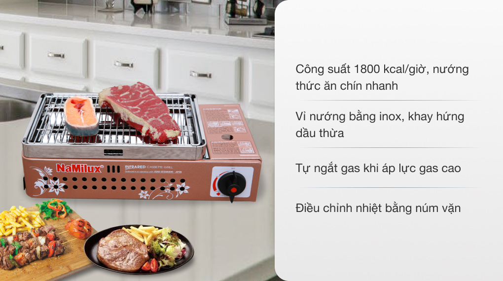 Bếp nướng gas Namilux NH-84N