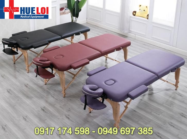 Giường massage gấp gọn - Giường spa hình vali