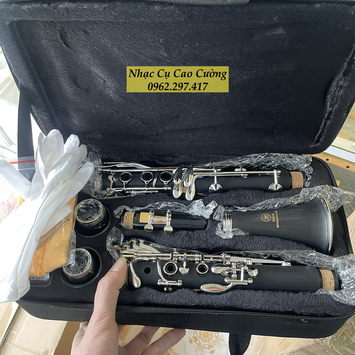 Kèn Clarinet Loại Âm Tốt Full Phụ Kiện