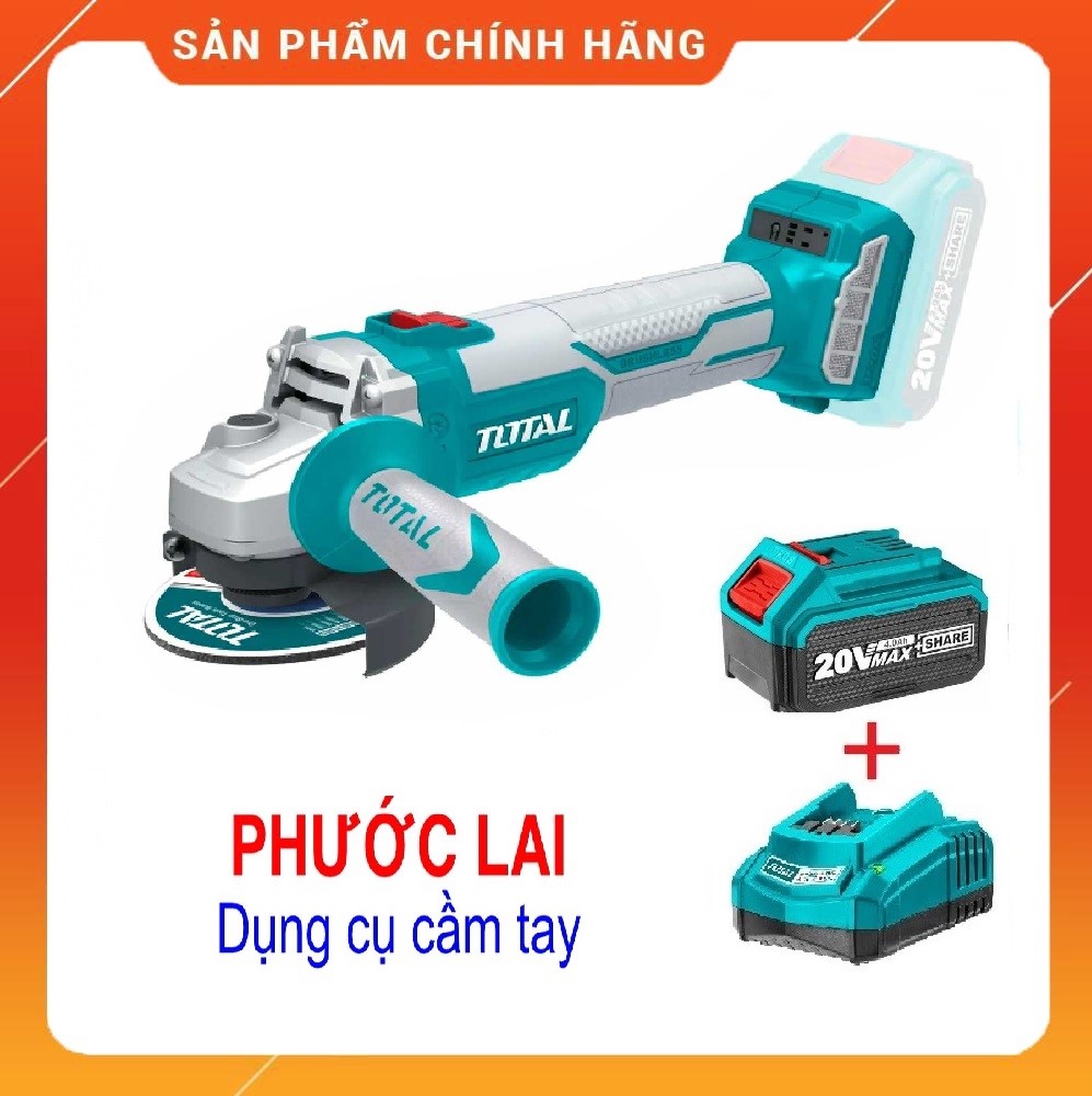 Máy mài góc dùng pin 20V Total TAGLI1002