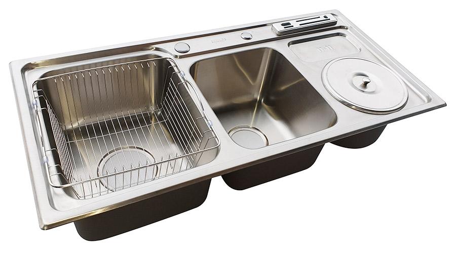 Rổ Inox Eurolife EL-R92-1 (Trắng bạc)