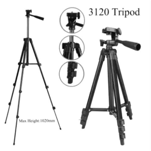 Gậy 3 chân tripod tf 3120 + giá đỡ điện thoại