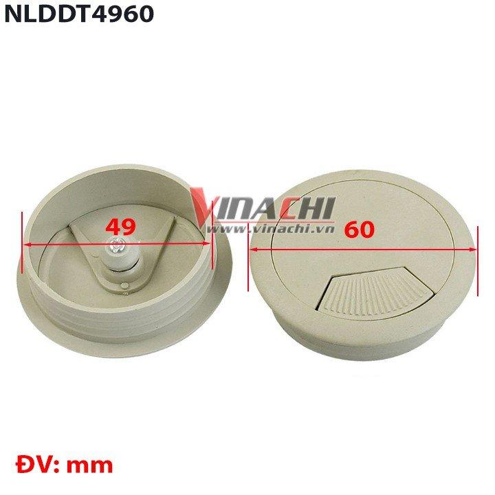 NẮP LUỒN DÂY ĐIỆN TRÒN - TRẮNG ĐỤC ( bộ 5 cái )