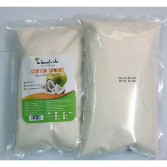 Cơm Dừa Sấy Khô Hạt Mịn Gói 100gr / 200gr