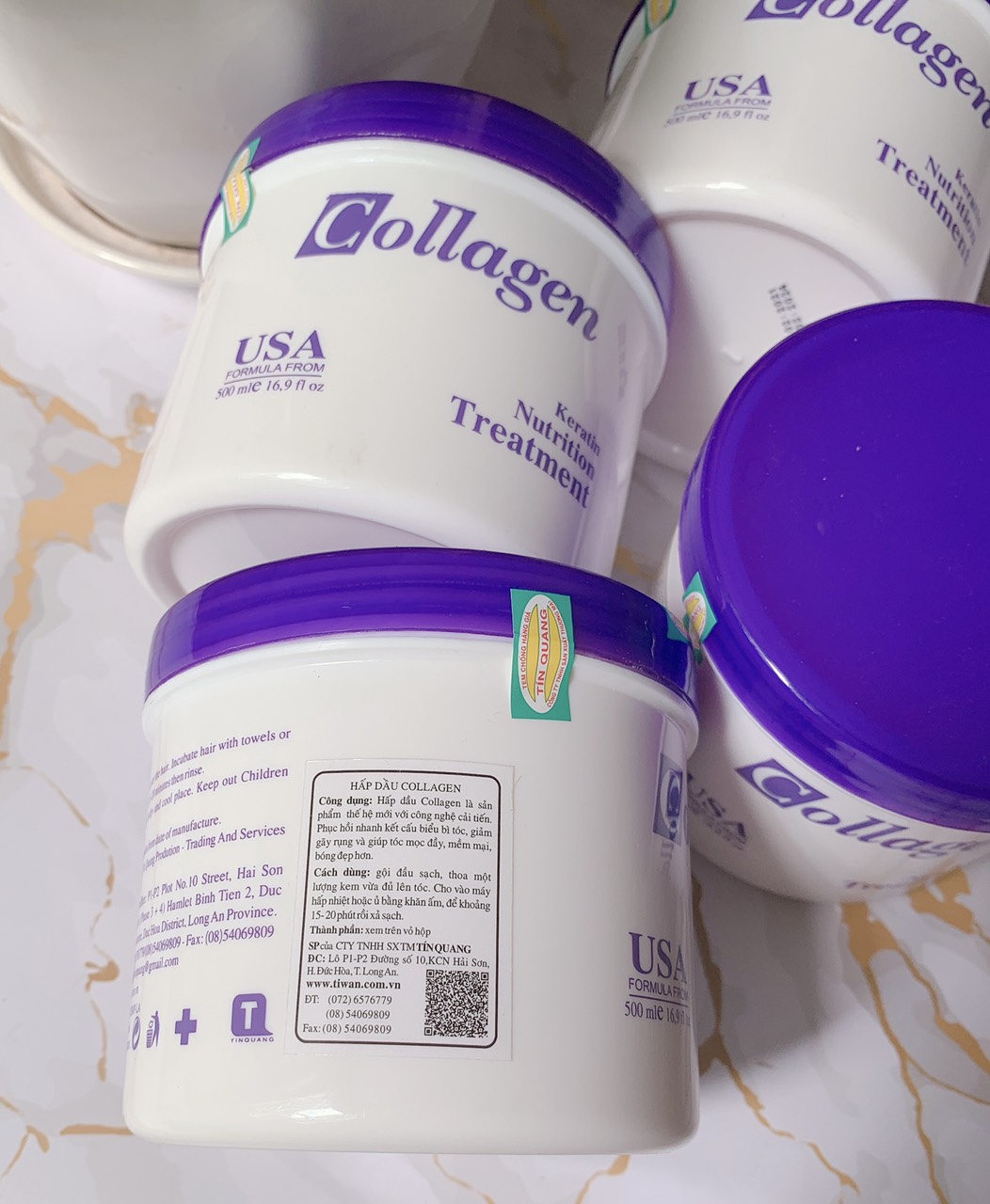 Kem hấp ủ tóc collagen siêu mềm mượt tiwan