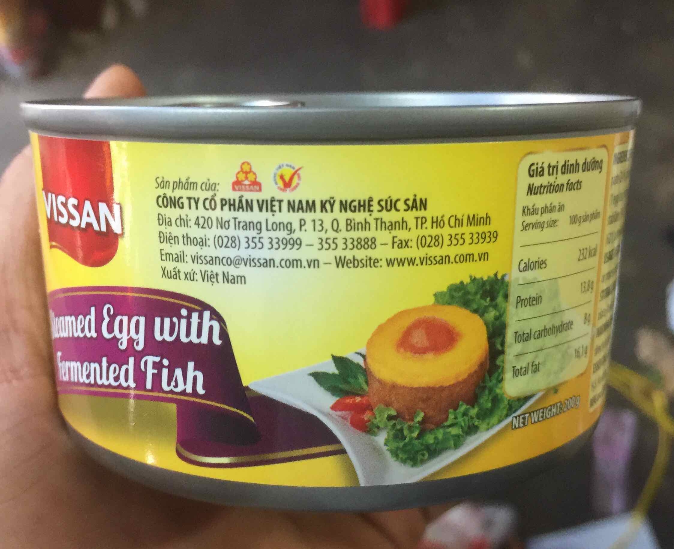 mắm chưng trứng vịt muối vissan 200g