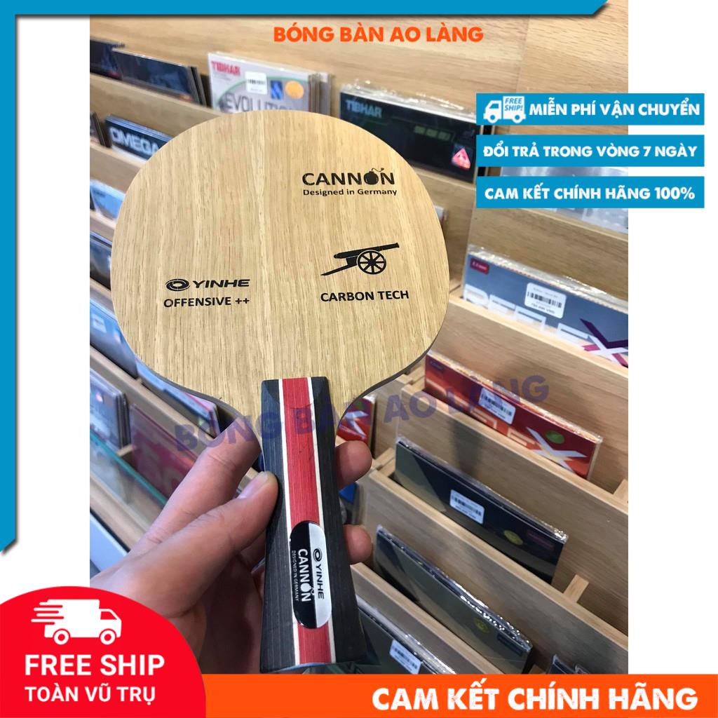 [ FREE SHIP ] Cốt Vợt YINHE Cannon Carbon Tech Bóng Bàn 3 Lớp Gỗ 2 Lớp Carbon Off+