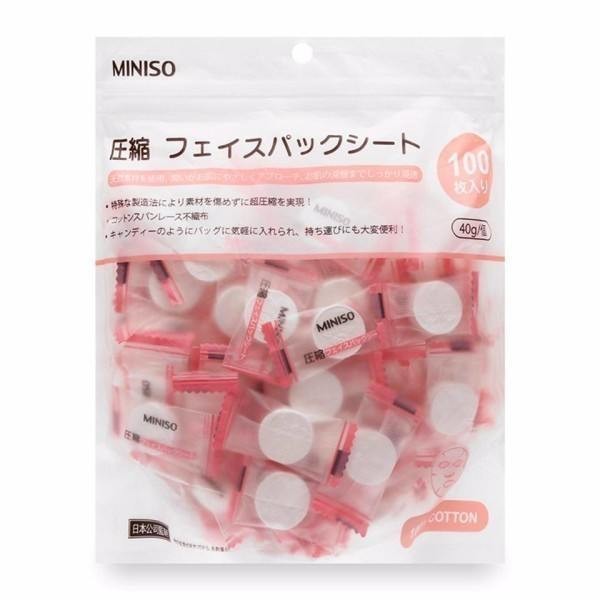 Combo 2 túi mặt nạ viên nén miniso 100 viên - mini100