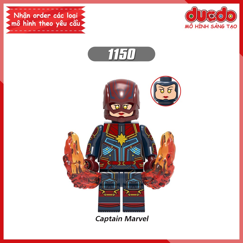 Minifigures các nhân vật siêu anh hùng full trang bị - Đồ chơi Lắp ghép Xếp hình Mô hình Mini Iron Man XINH X0244
