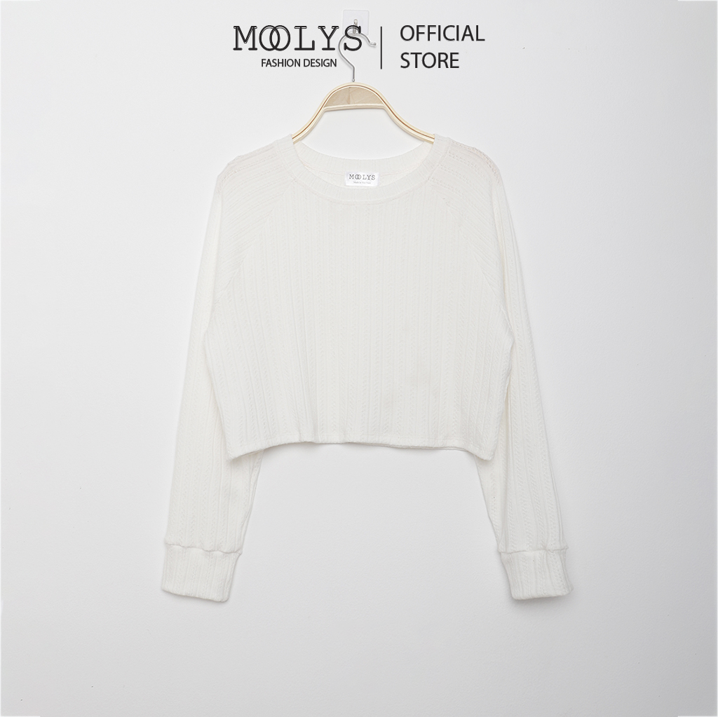 Áo croptop dài tay basic Moolys MC007