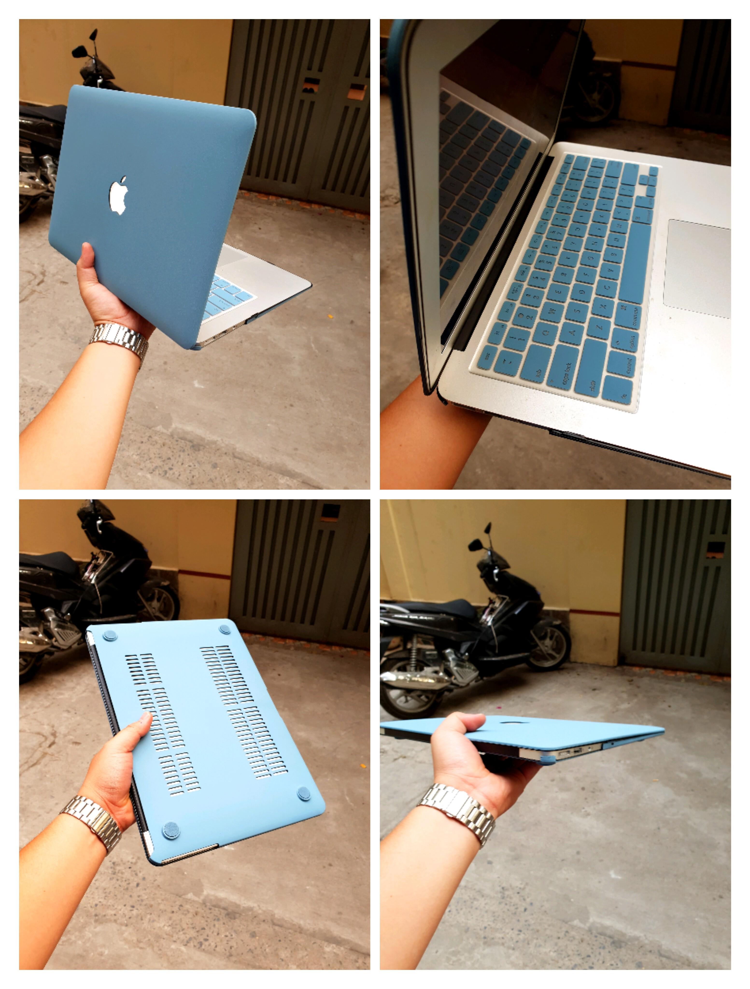 Case Ốp Macbook Màu Xanh Pastel