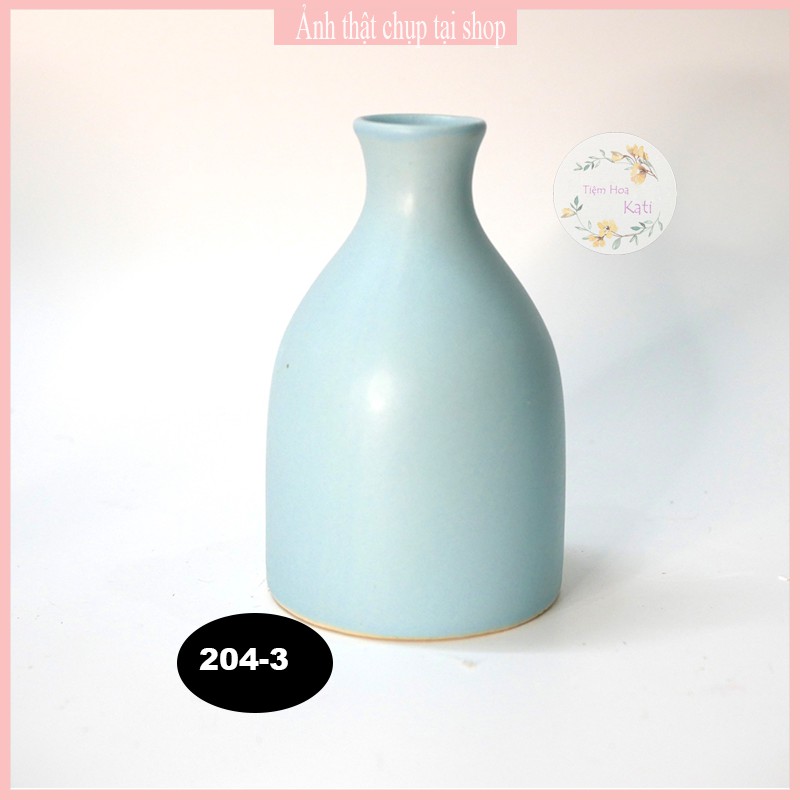 BÌNH GỐM - Lọ gốm trang trí - decor - bát tràng- [204]
