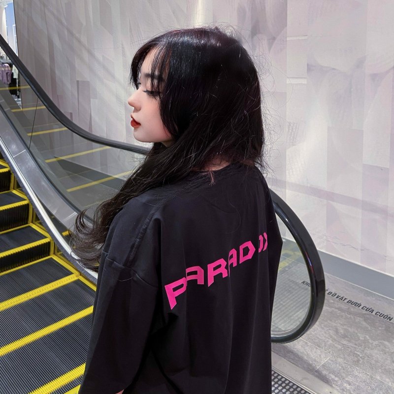 [YP]PARADOX's Black T-shirt COTTONTAIL TEE (Black)