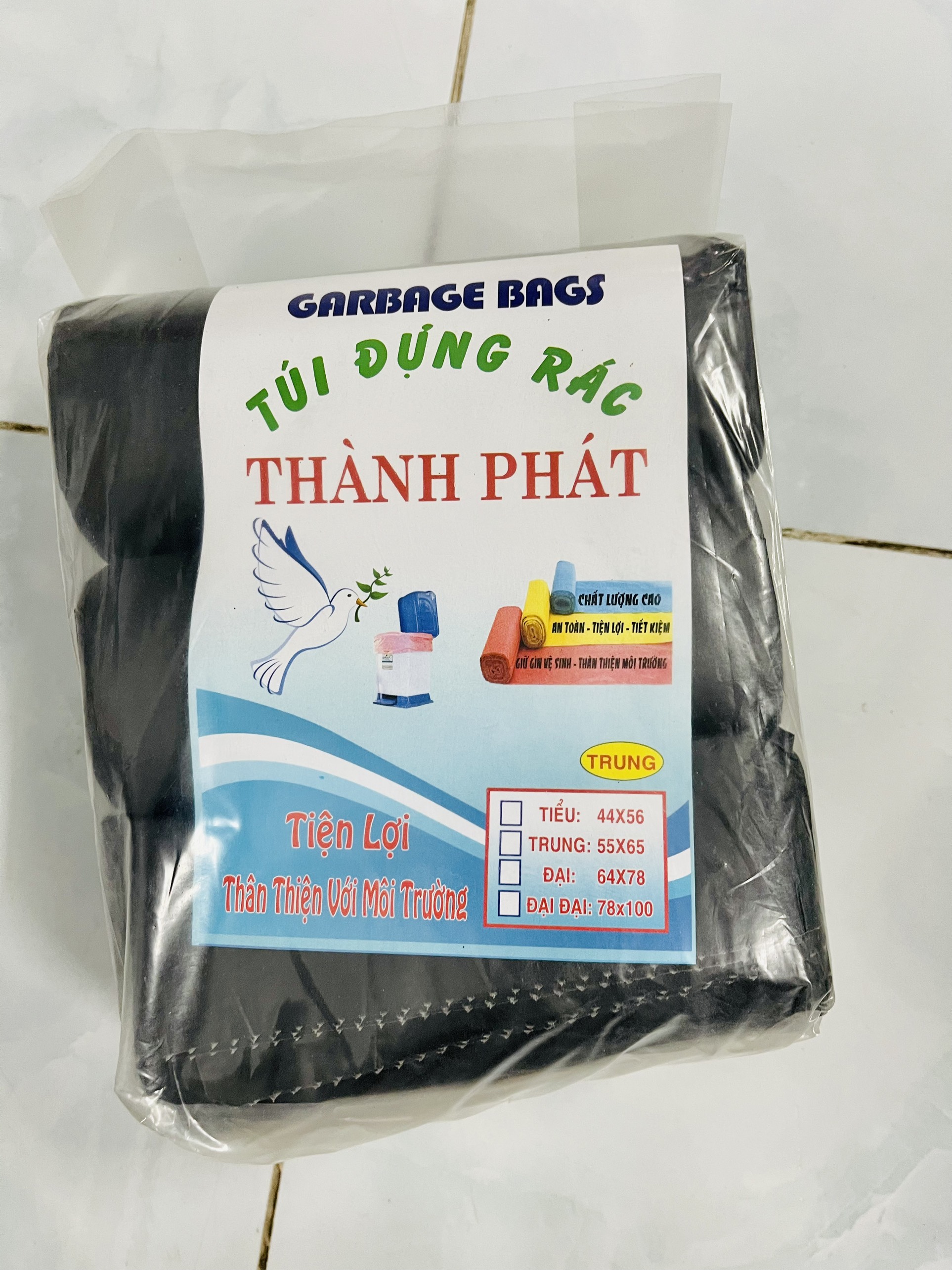 TÚI RÁC CUỘN ( 3 CUỘN/BỊCH) SIZE TRUNG, TIỂU, ĐẠI