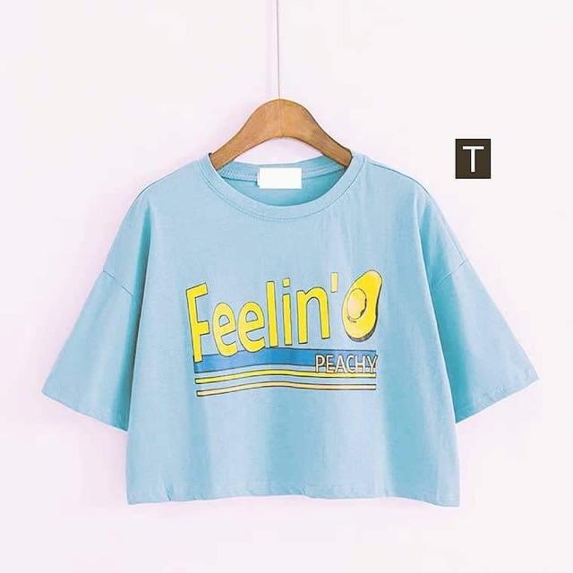 Áo croptop Feelin quả bơ DTR0719