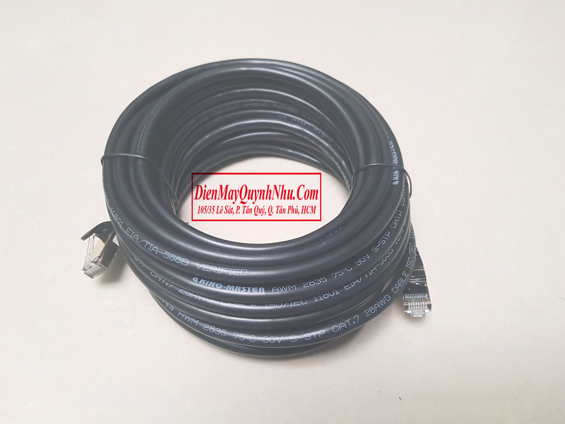 [HCM]CÁP LAN DÂY MẠNG INTERNET CAT7 SSTP KINGMASTER 10M