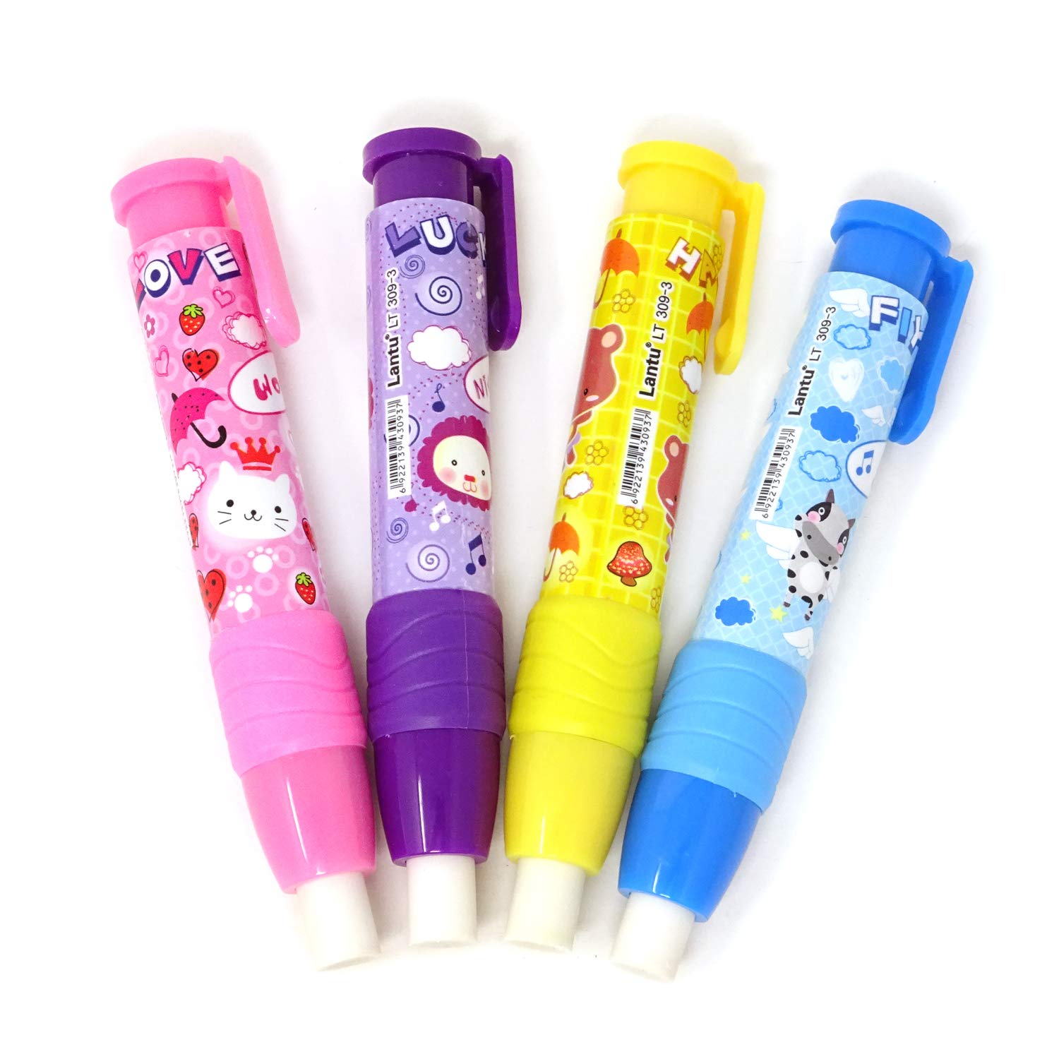 Combo 2 Cây Gôm Bấm Tẩy Bút Chì Lantu 309 - 3 (Giao Màu Ngẫu Nhiên)
