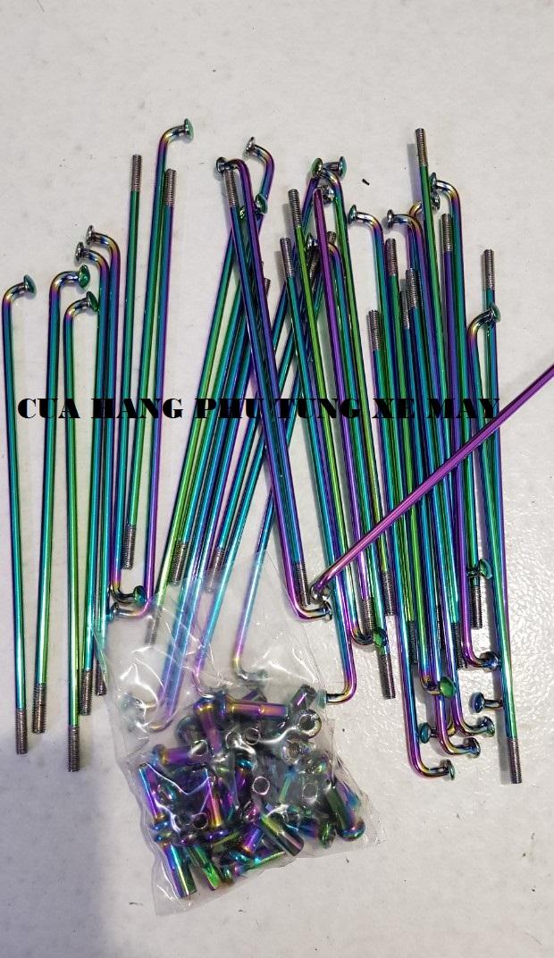 Bộ Căm 7 màu cho các loại xe - 2 bánh