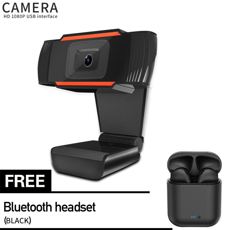 Camera webcam hd 12 megapixel usb 2.0 có kẹp mic cho máy tính pc máy tính xách tay