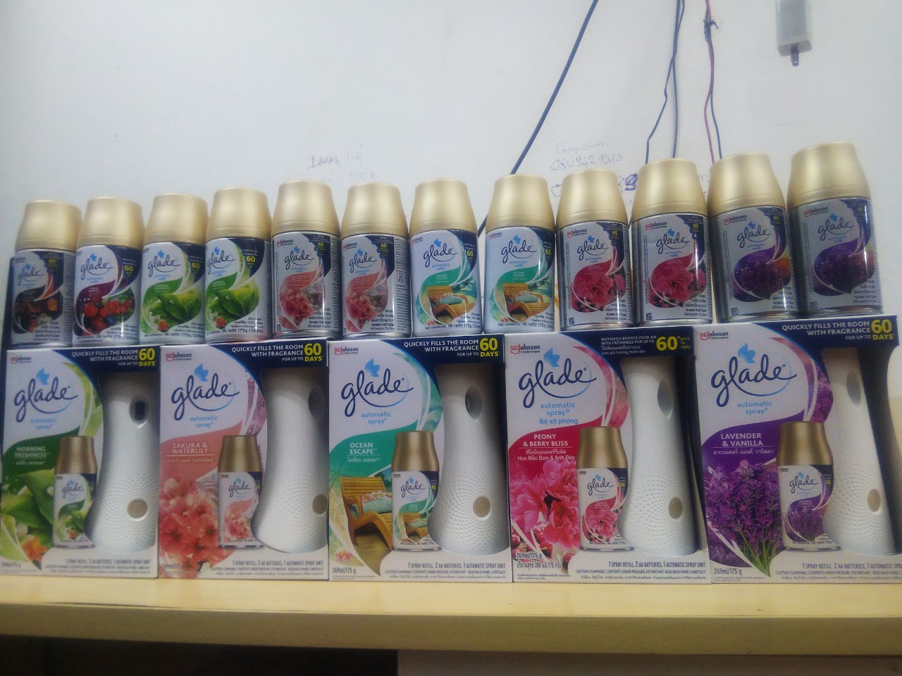Bộ xịt phòng tự động Glade Thái Lan