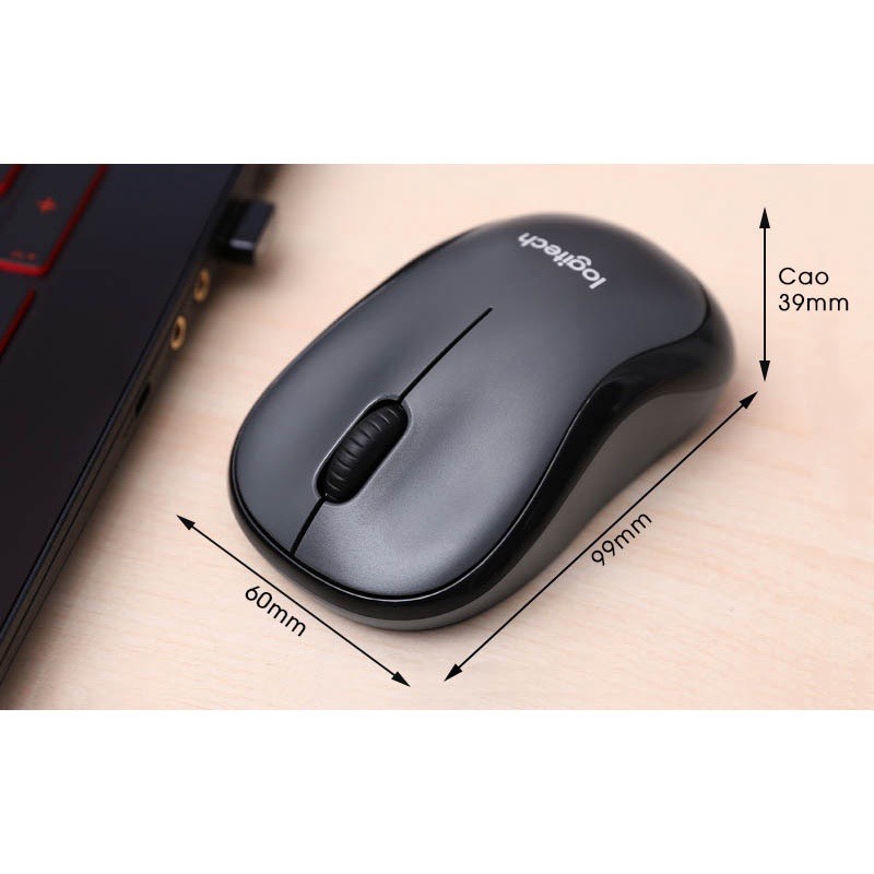 Xả Chuột không dây Logitech Silent M220 không tiếng ồn