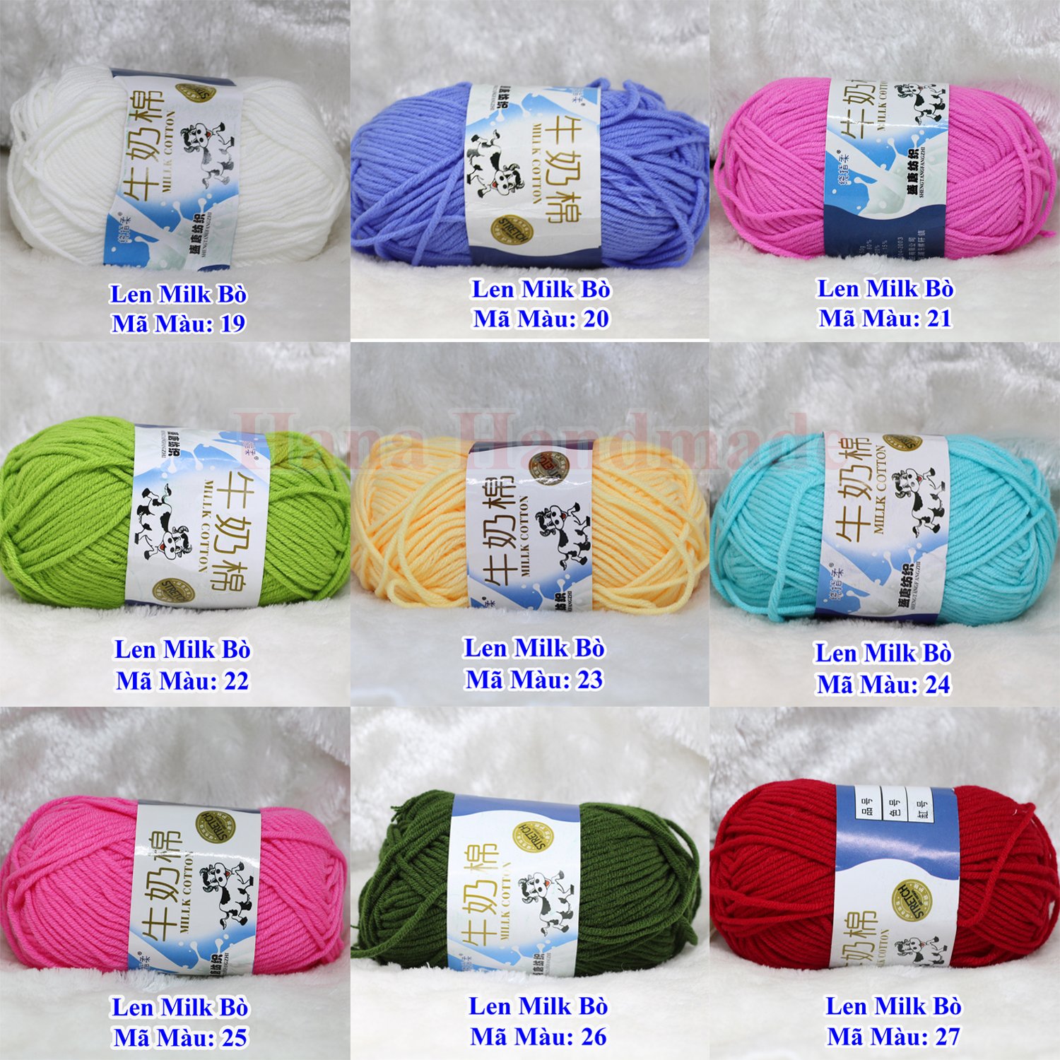 Len milk bò (14k/cuộn/50g)