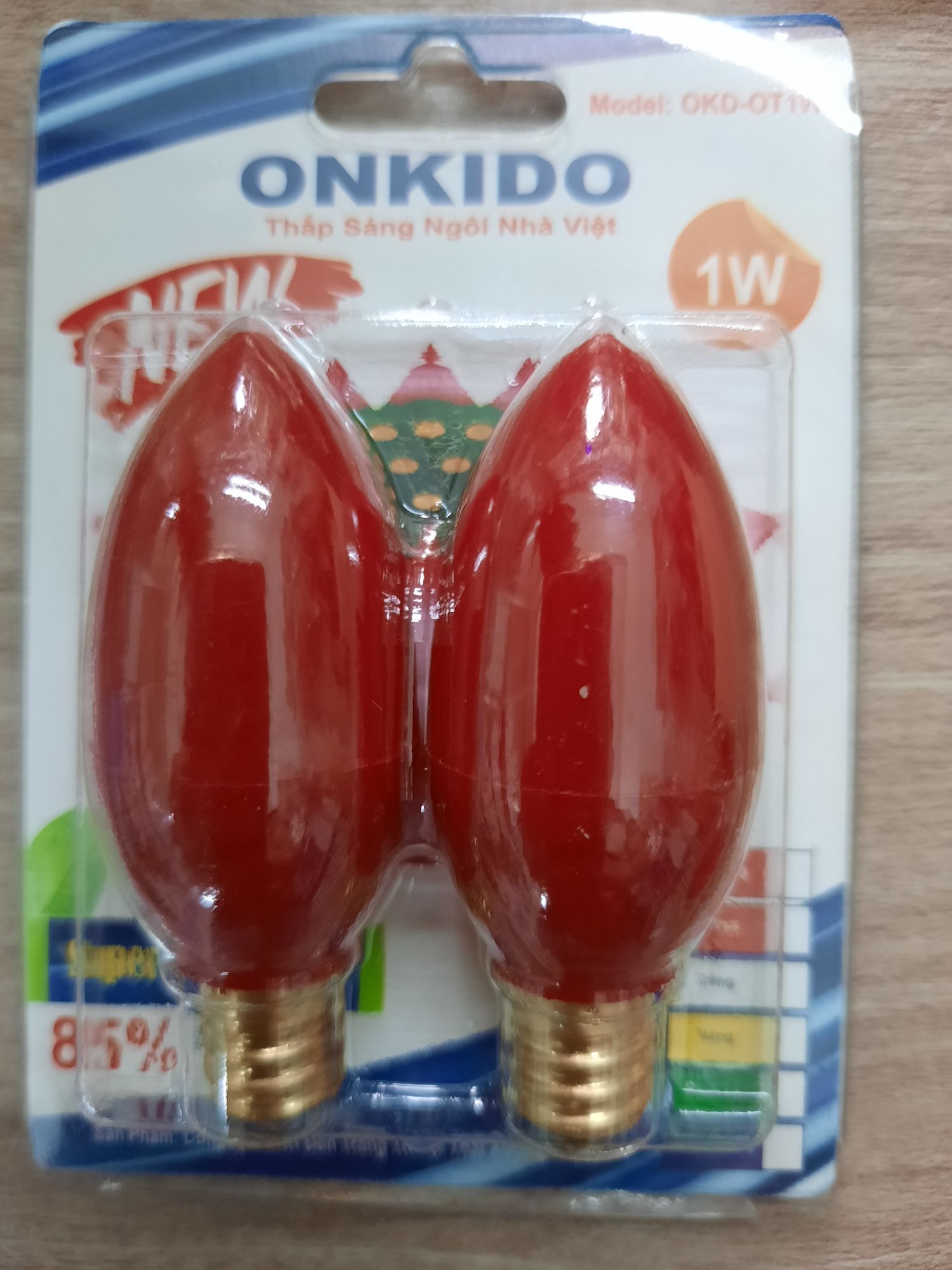 Đèn led trái ớt vĩ 2 bóng