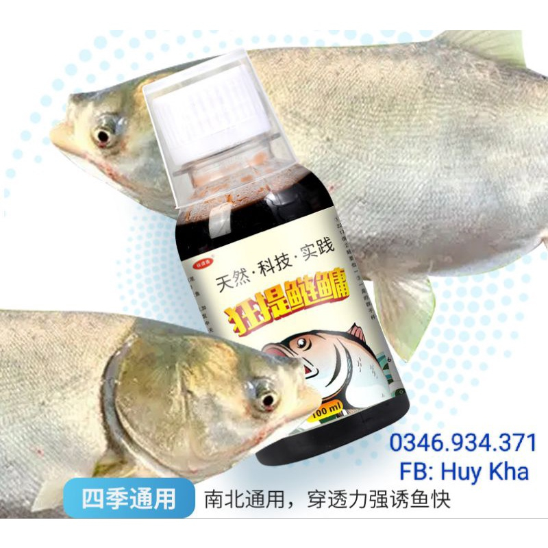 Tinh mùi câu cá mè ( Tâng gang ) 100ml Siêu Hot hiệu quả