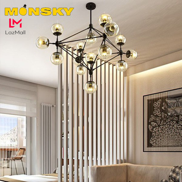 Đèn chùm MONSKY cao cấp ORIC 15 - Tặng kèm 15 bóng LED chuyên dụng.